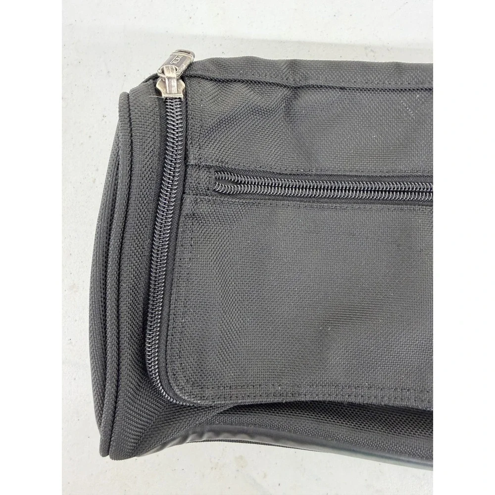 Tumi Alpha Black Ballistic Nylon Toiletry Travel Kit Bag 22190D4